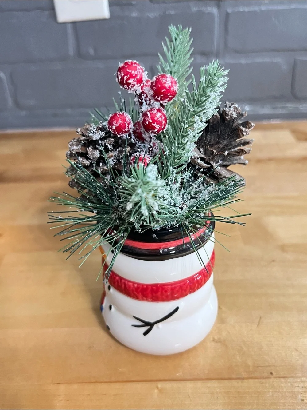 5”x 7” Christmas Reindeer and  8” Decorative Snowman Bundle